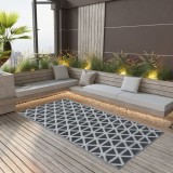 VidaXL Covor de exterior, ARAKIL negru, 190x290 cm, PP