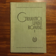 Academia R. P. România / Al. Graur - GRAMATICA LIMBII ROMÂNE I (1966 - Ca nouă!)