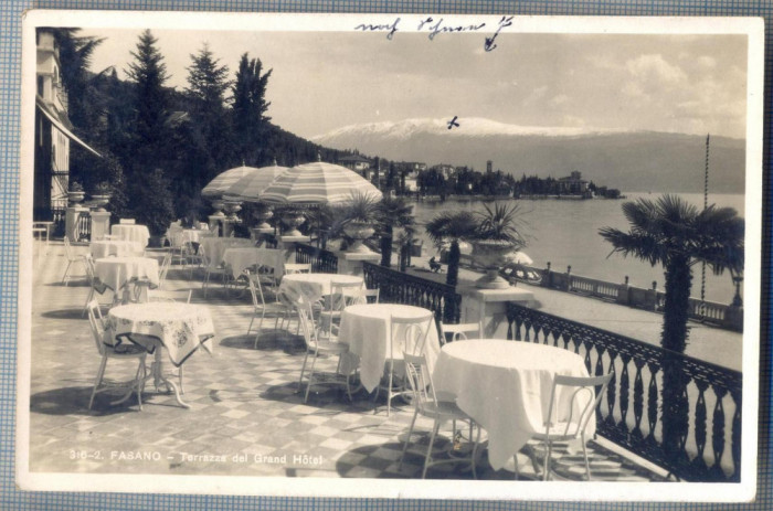 AX 331 CP VECHE -FASANO - TERRAZZA DEL GRAND HOTEL -CIRCULATA 1931