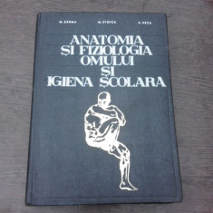 ANATOMIA SI FIZIOLOGIA OMULUI SI IGIENA SCOLARA - M. ZARMA