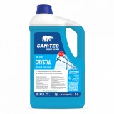 Solutie detergent profesional pentru curatat geamuri sticla parbriz, Crystal 5 litri SANITEC 2261