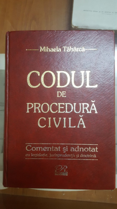 Mihaela Tăb&acirc;rcă Codul de procedură civilă Comentat și adnotat București 2003 020