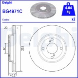 DELPHI BG4971C Disc frana