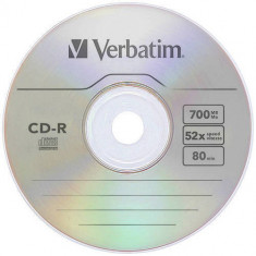 Mediu optic Verbatim 43432 CD-R 52X 700MB 25 bucati Extra Protection Surface foto
