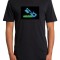 Tricou luminos cu egalizator Chitara ROCK, marime M, L - L