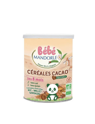 Cereale cu Cacao pentru Bebelusi Bio 400gr La Mandorle foto