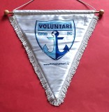 Fanion (protocol-oficial) fotbal - FC VOLUNTARI (dimensiuni mari 40x33 cm)