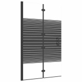 Cumpara ieftin Cabina de dus pliabila, negru, 80x140 cm, ESG
