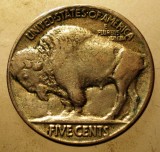 Moneda SUA Liberty Nickel 1914, 5 Cents, Raritate C.045, Numismatica America, America de Nord, Cupru-Nichel