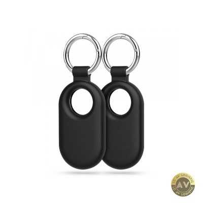 Husa Tech-Protect Icon pentru Samsung Galaxy SmartTag2 Set 2 bucati Neagra foto