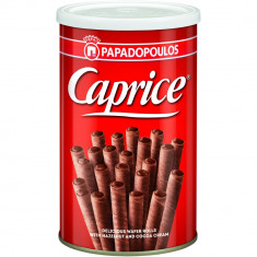 Rulou Napolitana Caprice Alune si Cacao Papadopoulos 250g foto