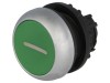Comutator apăsare 22mm verde
