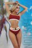 SW1940RR-821 Costum de baie in 2 piese cu sutien tip bustiera, M, M/L, S