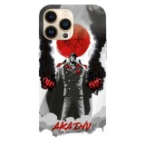 Husa compatibila cu Apple iPhone 15 Pro Max model Akainu One Piece, Silicon, TPU, Viceversa, Transparent, Carcasa