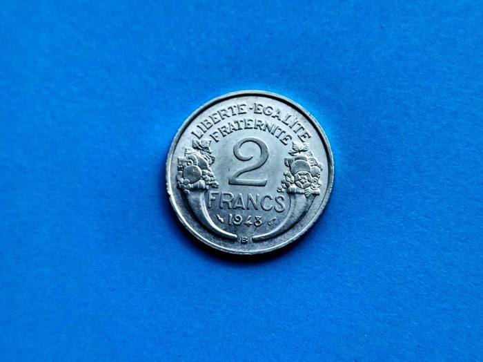 2 Francs 1948 lit. B -Franta-mai Rarut