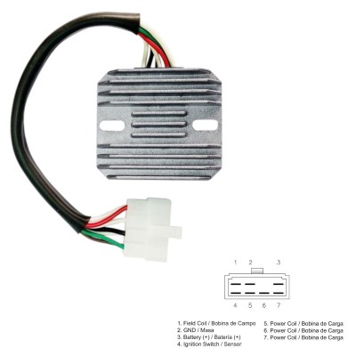 DZE Regulator Tensiune Yamaha FJ FZ XJ XS YX DZE02481 releu incarcare foto