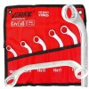 Set chei inelare de tip C, 10-19mm, 5 piese, crom-vanadiu, Verke