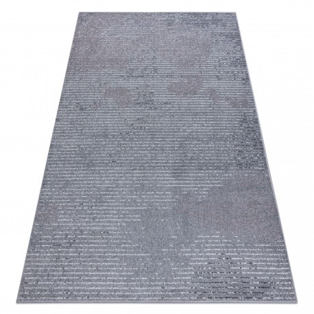 Covor Heos 78596 argint si roșu LINII, 190x270 cm