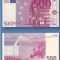 Germania, carte postala de popularizare a bancnotelor de 500 euro, necirculata