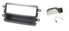 Kit Rama Radio 1 DIN Dacia Dokker Duster Lodgy Sandero (2012+) + Mufa Alimentare + Adaptor Antena FAKRA Negru