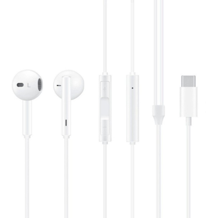 Casti Handsfree Huawei CM33 USB-Type C Alb