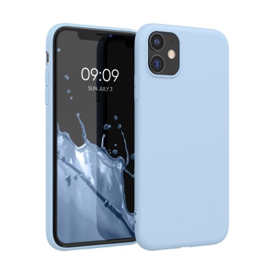 Husa pentru Apple iPhone 11, Silicon, Albastru, 49787.58 foto