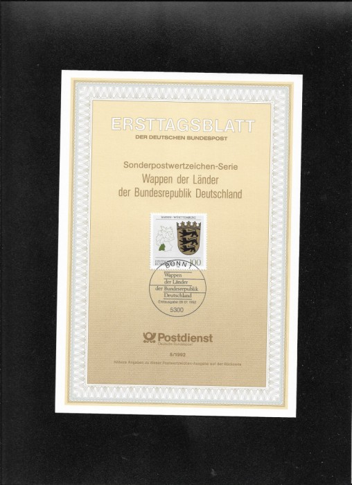 Germania FDC 5.1992