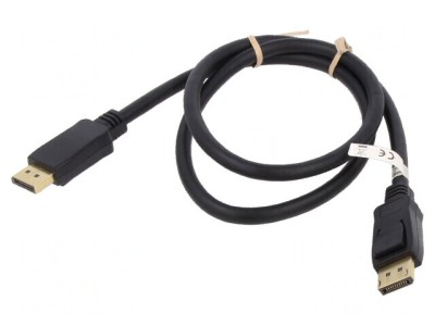Cablu DisplayPort 2.1 1m Mufă DisplayPort pe Ambele Părți foto