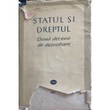 STATUL SI DREPTUL. DOUA DECENII DE DEZVOLTARE-COLECTIV-248535