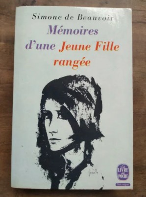 Memoires d&amp;#039;une Jeune Fille rangee / Simone de Beauvoir foto