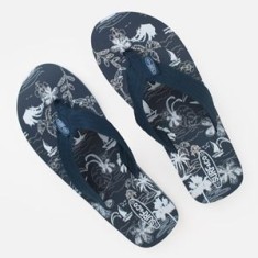 Slapi cu model tropical, Albastru, pentru barbati, CMCLASS