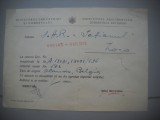 HOPCT DOCUMENT VECHI 316 MINISTERUL INDUSTRIEI COMERT EXTERIOR /BUCURESTI 1936, Documente