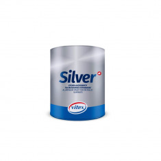 Vopsea Aluminiu Vitex Silver, 750 ml, Argintie, Vitex Vopsele pentru Amenajari Interioare si Exterioare, Vopsea pentru Uz Interior si Exterior, Vopsea