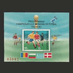 Preliminariile C.M. Fotbal Italia LP1235 Nedantelat Romania 1990