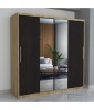 Sifonier Dormitor Sonoma/Wenge 200x60x200cm Transport Gratuit Akord U-Grow Lemn Metal Textil Gri Maro Negru Albastru
