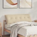 Cumpara ieftin Perna pentru spate Crem 140 x 50 cm Tesatura din microfibra