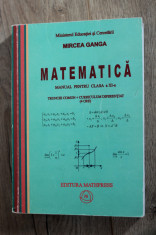 Mircea Ganga - Matematica, manual pentru clasa a XI-a foto