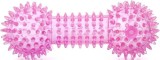 Jucarie gantera dental pink 15 cm