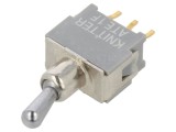 Comutator basculant SPDT (ON)-ON 0,05A 50m&Omega;