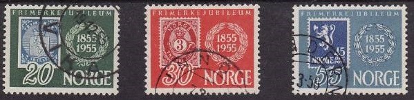 C787 - Norvegia 1955 - timbru/timbru serie completa stampilata