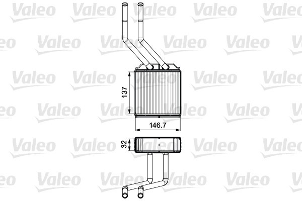 VALEO 811520 Schimbator caldura incalzire habitaclu