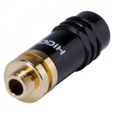 Conector de lipit jack stereo 3.5mm 3 pini mama, HICON HI-J35S-SCREW-F