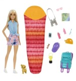 Papusa Barbie Malibu pleaca in camping, Mattel