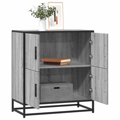 Gossi bufeta gri sonoma 68x35x76 cm din lemn prelucrat foto