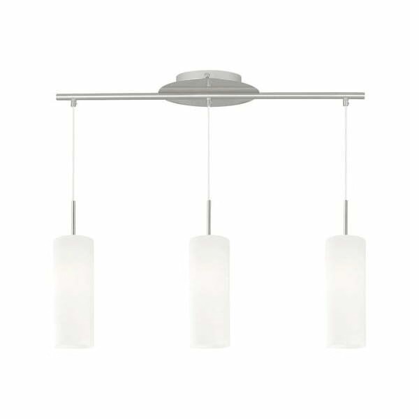 Lustra EGLO Troy3, 3xE27, ajustabil, sticla satinata, design modern