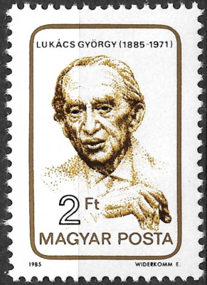 Ungaria - 1985 - Aniversarea lui Gyorgy Lukacs - serie completă neuzată (T367) foto