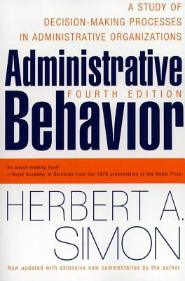Administrative Behavior, 4th Edition foto