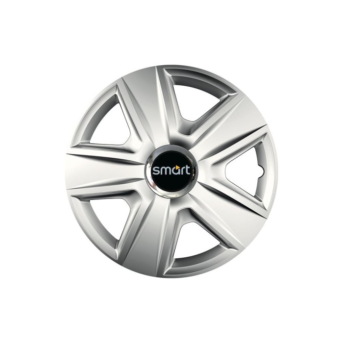 Set 4 capace roti Cu Inel Cromat Esprit R16 pentru gama auto Smart