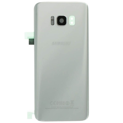 Capac Original Samsung Galaxy S8 G950 Geam Camera Swap (SH) argintiu foto