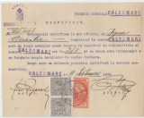 Romania, Primaria comunala, Certificat, Calea-Mare, 1928